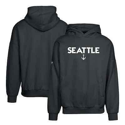 Men's Levelwear Black Seattle Kraken Contact City Capsule Pullover Hoodie