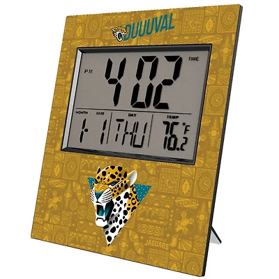 Jacksonville Jaguars 2024 Illustrated Limited Edition Digital Desk/Wall Clock