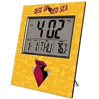 Arizona Cardinals 2024 Illustrated Limited Edition Digital Desk/Wall Clock