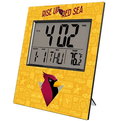 Arizona Cardinals 2024 Illustrated Limited Edition Digital Desk/Wall Clock