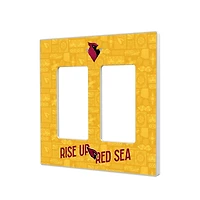 Arizona Cardinals 2024 Illustrated Limited Edition Double Rocker Light Switch Plate