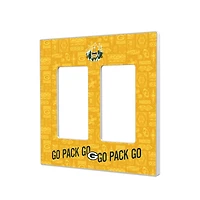 Green Bay Packers 2024 Illustrated Limited Edition Double Rocker Light Switch Plate
