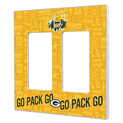 Green Bay Packers 2024 Illustrated Limited Edition Double Rocker Light Switch Plate