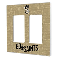 New Orleans Saints 2024 Illustrated Limited Edition Double Rocker Light Switch Plate