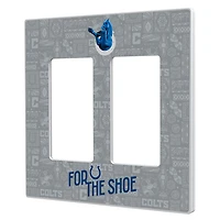 Indianapolis Colts 2024 Illustrated Limited Edition Double Rocker Light Switch Plate