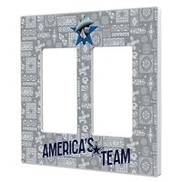 Dallas Cowboys 2024 Illustrated Limited Edition Double Rocker Light Switch Plate