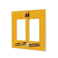 Pittsburgh Steelers 2024 Illustrated Limited Edition Double Rocker Light Switch Plate