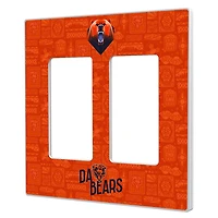 Chicago Bears 2024 Illustrated Limited Edition Double Rocker Light Switch Plate