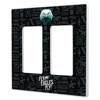 Philadelphia Eagles 2024 Illustrated Limited Edition Double Rocker Light Switch Plate
