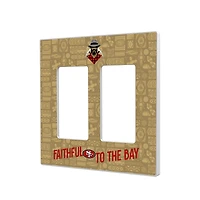 San Francisco 49ers 2024 Illustrated Limited Edition Double Rocker Light Switch Plate