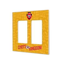 Kansas City Chiefs 2024 Illustrated Limited Edition Double Rocker Light Switch Plate