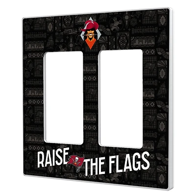 Tampa Bay Buccaneers 2024 Illustrated Limited Edition Double Rocker Light Switch Plate