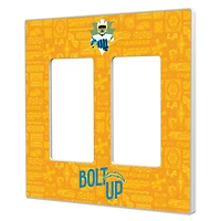 Los Angeles Chargers 2024 Illustrated Limited Edition Double Rocker Light Switch Plate