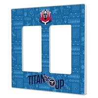 Tennessee Titans 2024 Illustrated Limited Edition Double Rocker Light Switch Plate