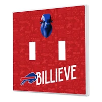 Buffalo Bills 2024 Illustrated Limited Edition Double Toggle Light Switch Plate
