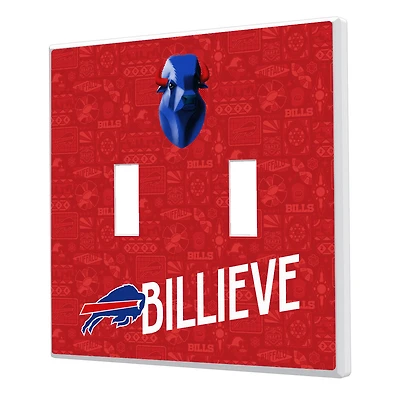 Buffalo Bills 2024 Illustrated Limited Edition Double Toggle Light Switch Plate