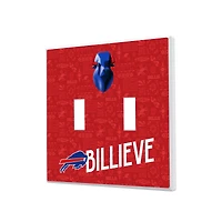 Buffalo Bills 2024 Illustrated Limited Edition Double Toggle Light Switch Plate
