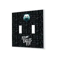 Philadelphia Eagles 2024 Illustrated Limited Edition Double Toggle Light Switch Plate