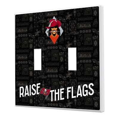 Tampa Bay Buccaneers 2024 Illustrated Limited Edition Double Toggle Light Switch Plate