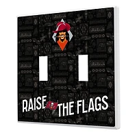 Tampa Bay Buccaneers 2024 Illustrated Limited Edition Double Toggle Light Switch Plate