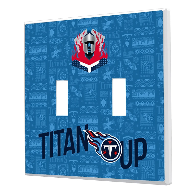 Tennessee Titans 2024 Illustrated Limited Edition Double Toggle Light Switch Plate