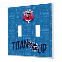 Tennessee Titans 2024 Illustrated Limited Edition Double Toggle Light Switch Plate