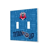 Tennessee Titans 2024 Illustrated Limited Edition Double Toggle Light Switch Plate