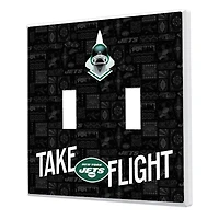 New York Jets 2024 Illustrated Limited Edition Double Toggle Light Switch Plate