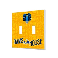 Los Angeles Rams 2024 Illustrated Limited Edition Double Toggle Light Switch Plate