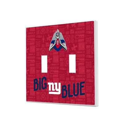 New York Giants 2024 Illustrated Limited Edition Double Toggle Light Switch Plate