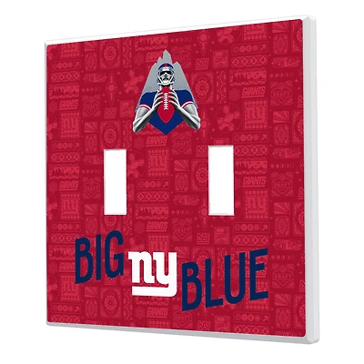 New York Giants 2024 Illustrated Limited Edition Double Toggle Light Switch Plate