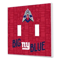New York Giants 2024 Illustrated Limited Edition Double Toggle Light Switch Plate