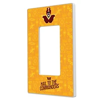 Washington Commanders 2024 Illustrated Limited Edition Single Rocker Light Switch Plate