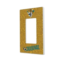 Jacksonville Jaguars 2024 Illustrated Limited Edition Single Rocker Light Switch Plate