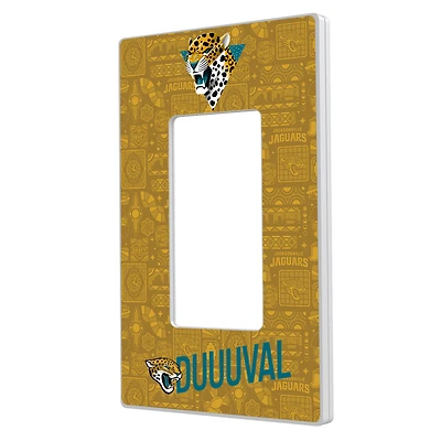 Jacksonville Jaguars 2024 Illustrated Limited Edition Single Rocker Light Switch Plate