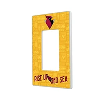 Arizona Cardinals 2024 Illustrated Limited Edition Single Rocker Light Switch Plate