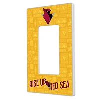 Arizona Cardinals 2024 Illustrated Limited Edition Single Rocker Light Switch Plate