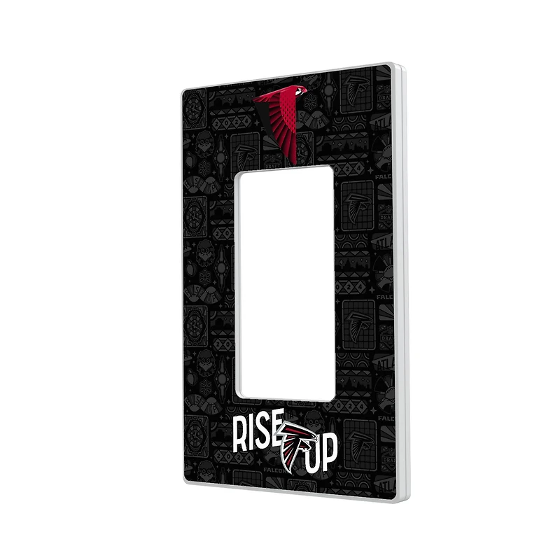 Atlanta Falcons 2024 Illustrated Limited Edition Single Rocker Light Switch Plate