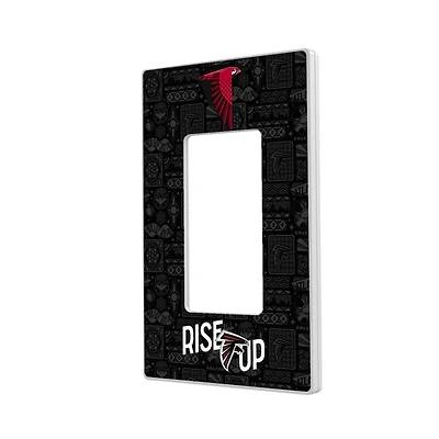 Atlanta Falcons 2024 Illustrated Limited Edition Single Rocker Light Switch Plate