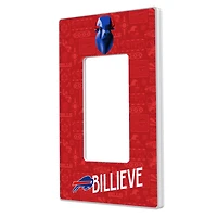 Buffalo Bills 2024 Illustrated Limited Edition Single Rocker Light Switch Plate
