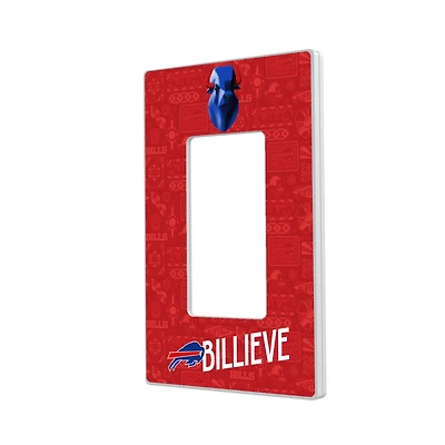 Buffalo Bills 2024 Illustrated Limited Edition Single Rocker Light Switch Plate