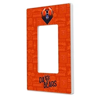 Chicago Bears 2024 Illustrated Limited Edition Single Rocker Light Switch Plate