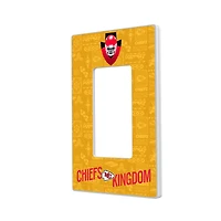 Kansas City Chiefs 2024 Illustrated Limited Edition Single Rocker Light Switch Plate