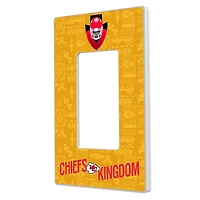Kansas City Chiefs 2024 Illustrated Limited Edition Single Rocker Light Switch Plate