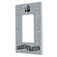 Las Vegas Raiders 2024 Illustrated Limited Edition Single Rocker Light Switch Plate