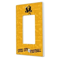 Pittsburgh Steelers 2024 Illustrated Limited Edition Single Rocker Light Switch Plate