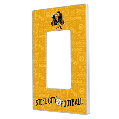 Pittsburgh Steelers 2024 Illustrated Limited Edition Single Rocker Light Switch Plate