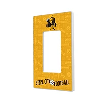 Pittsburgh Steelers 2024 Illustrated Limited Edition Single Rocker Light Switch Plate