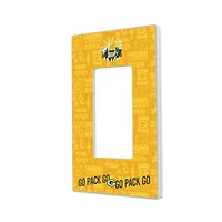 Green Bay Packers 2024 Illustrated Limited Edition Single Rocker Light Switch Plate