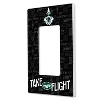New York Jets 2024 Illustrated Limited Edition Single Rocker Light Switch Plate